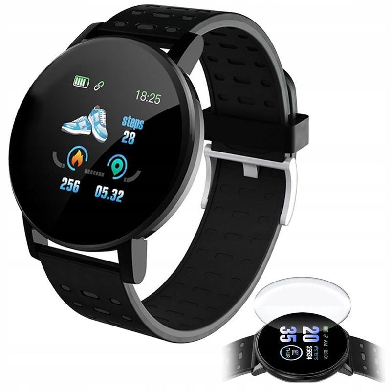 Smartwatch 119s Plus - Schwarz