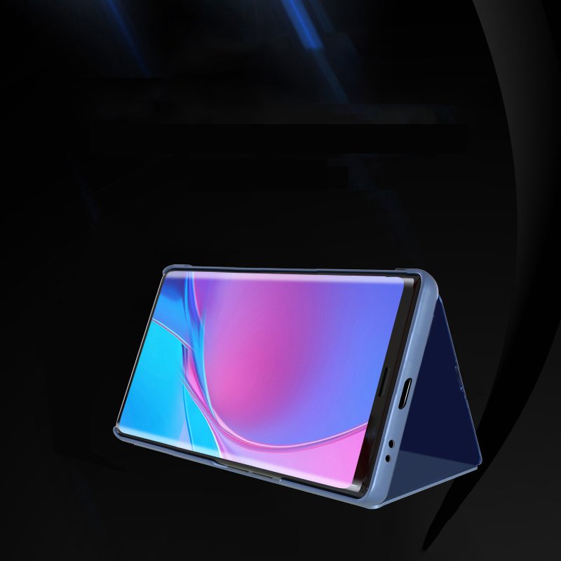 Clear View Case für Realme 8/8 Pro - Schwarz