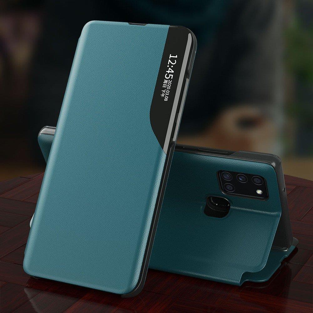Elegante View Case Book Hülle für Huawei Y6P/Honor 9A - Rot