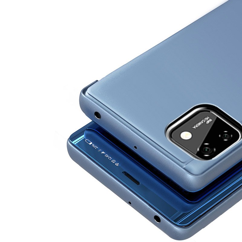 Clear View Case für Huawei Y5P - Golden