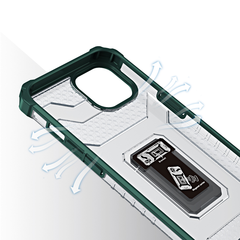 Crystal Ring Hülle für Apple iPhone 13 Mini - Blau