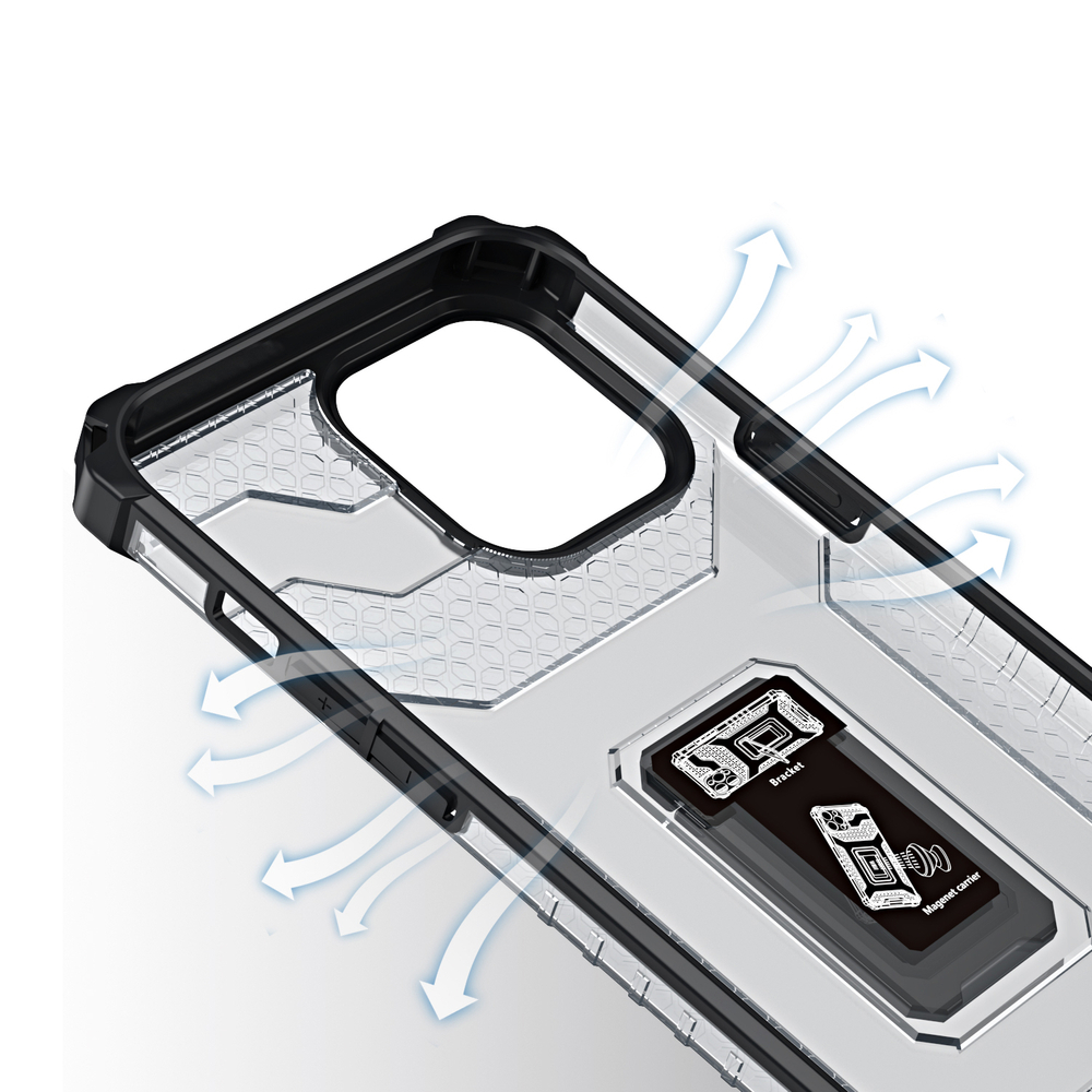 Crystal Ring Hülle für Apple iPhone 13 Pro Max - Grün