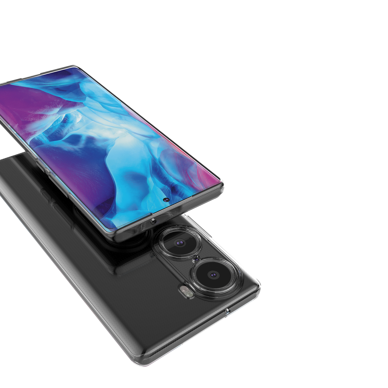 Transparente Schutzhülle für Honor 60 Pro - Durchscheinend