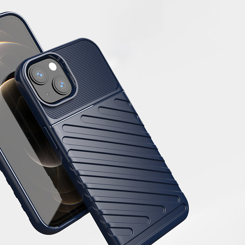 Robuste Thunder Hülle für Apple iPhone 13 - Grün