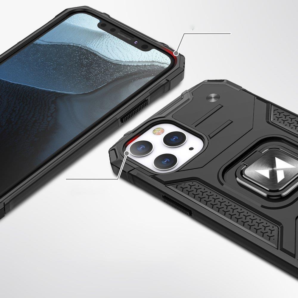 Wozinsky Ring armor Hülle für Apple iPhone 13 Mini - Rot