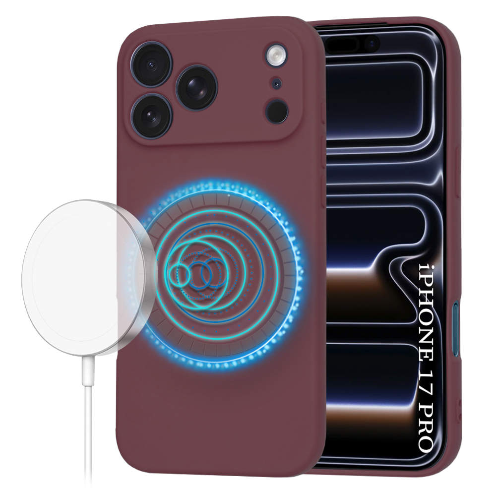 Techsuit - SoftFlex MagSafe Hülle für Apple iPhone 17 Pro - Rot