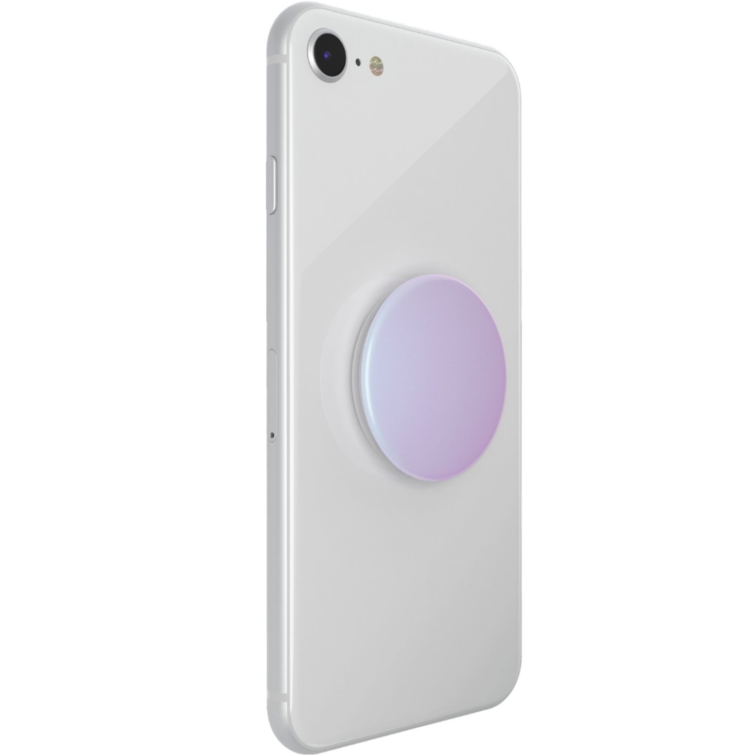PopSockets - PopGrip Halter Chromdesign - Weiß