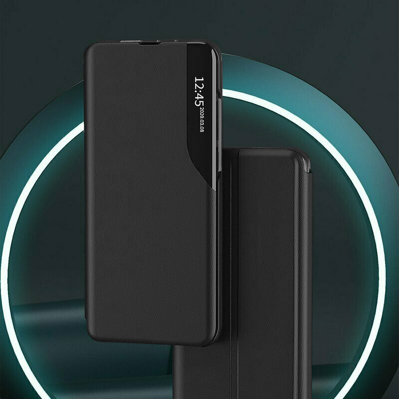 Elegante View Case Book Hülle für Xiaomi Redmi Note 13 - Schwarz