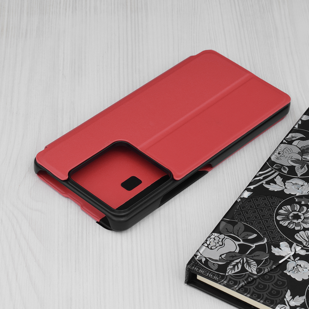 Elegante View Case Book Hülle für Xiaomi Redmi Note 13 - Schwarz
