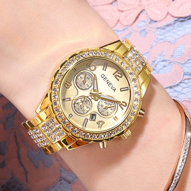GI-11475 Uhr - Gold/Rosa