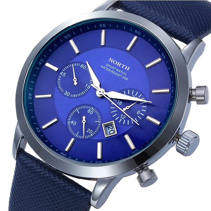 Uhr NORTH - Blau