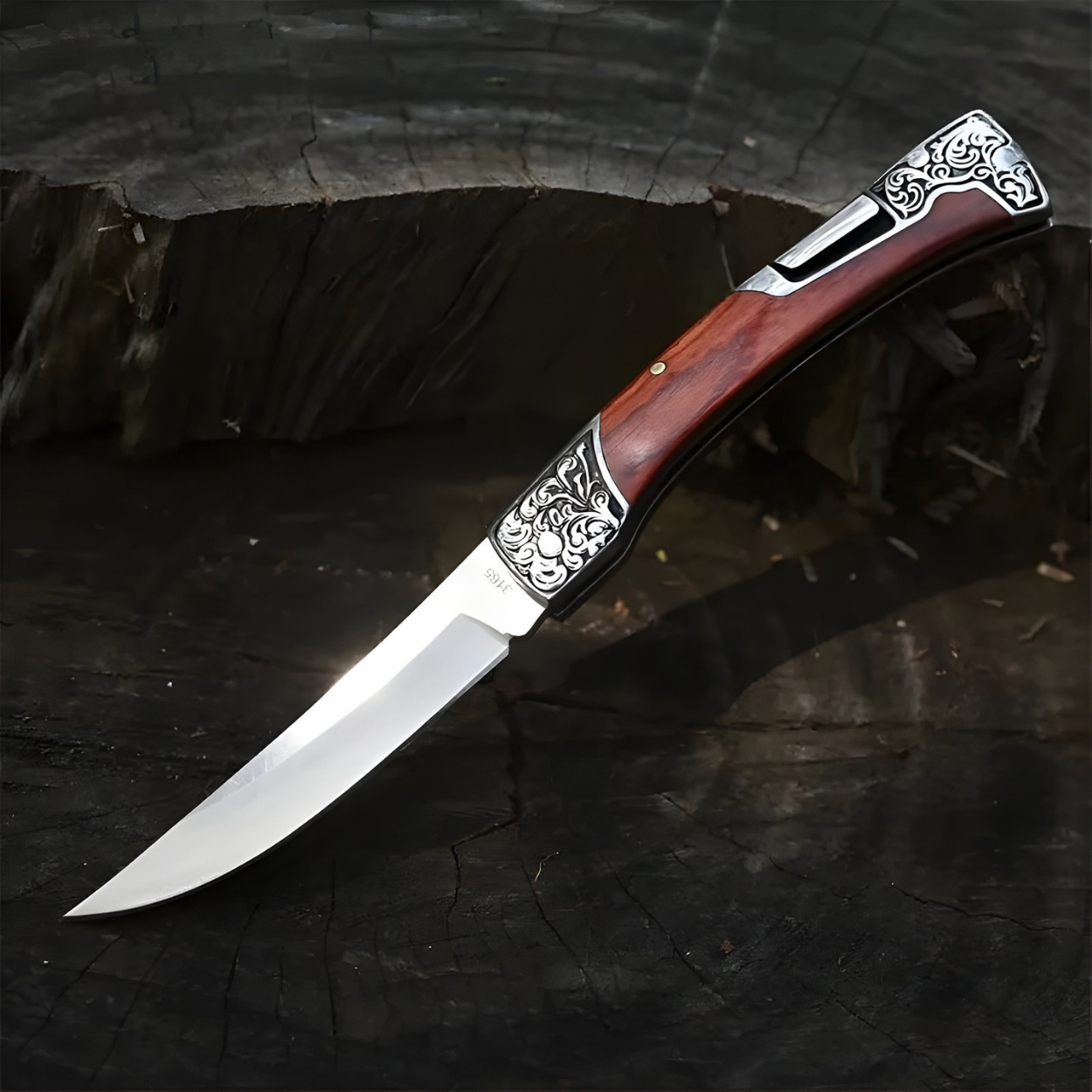 Outdoor Klappmesser A3165 - Weiß