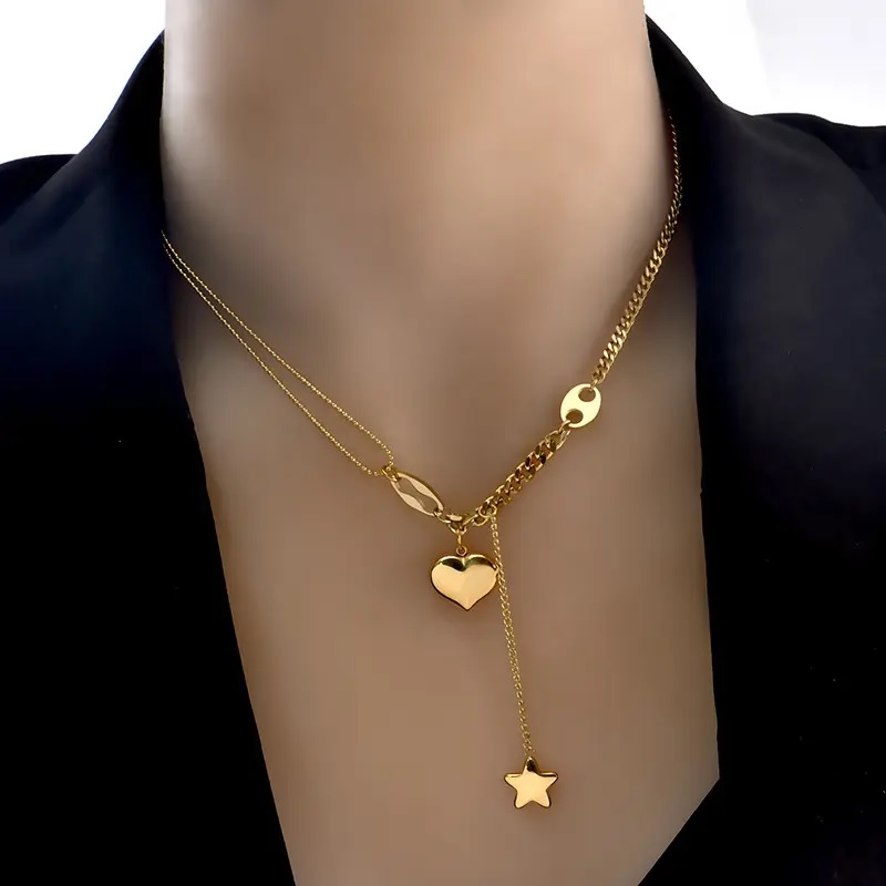 Halskette AD-28349 - Gold