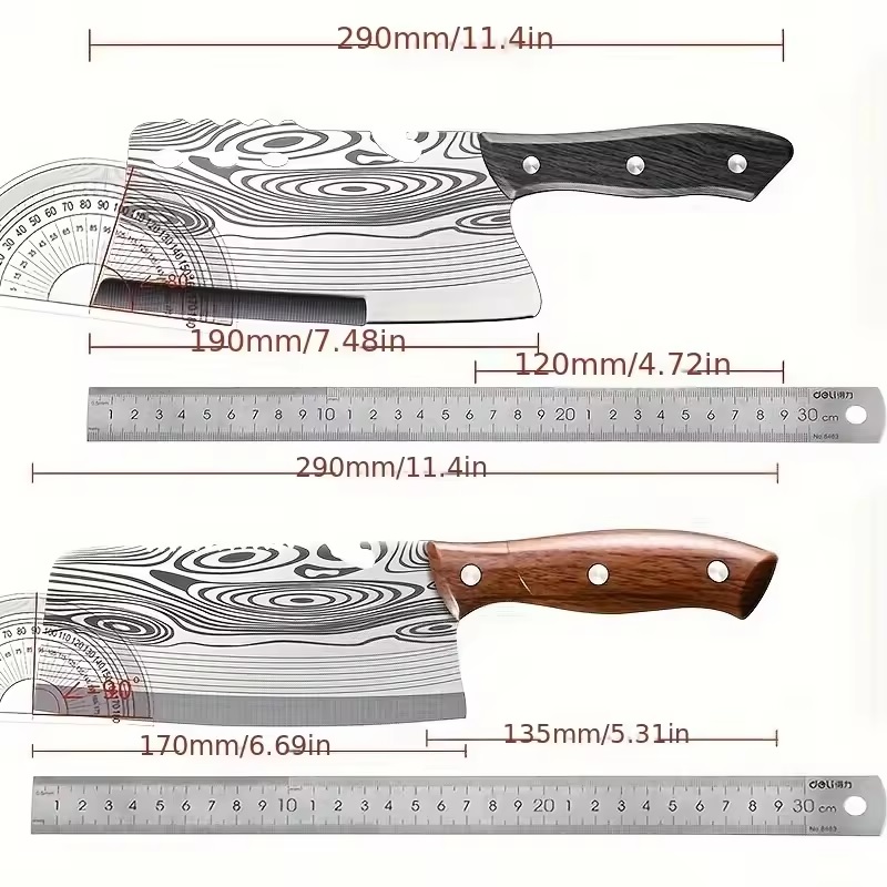 Küchenmesser AL-33005 - Braun / Typ1