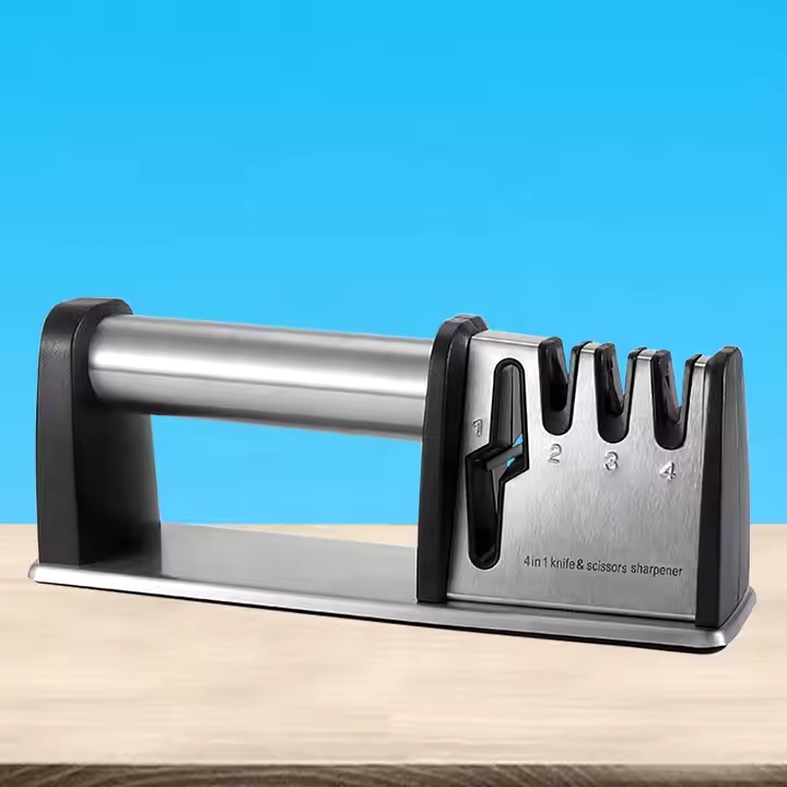 Messerschärfer 4in1 - Silber