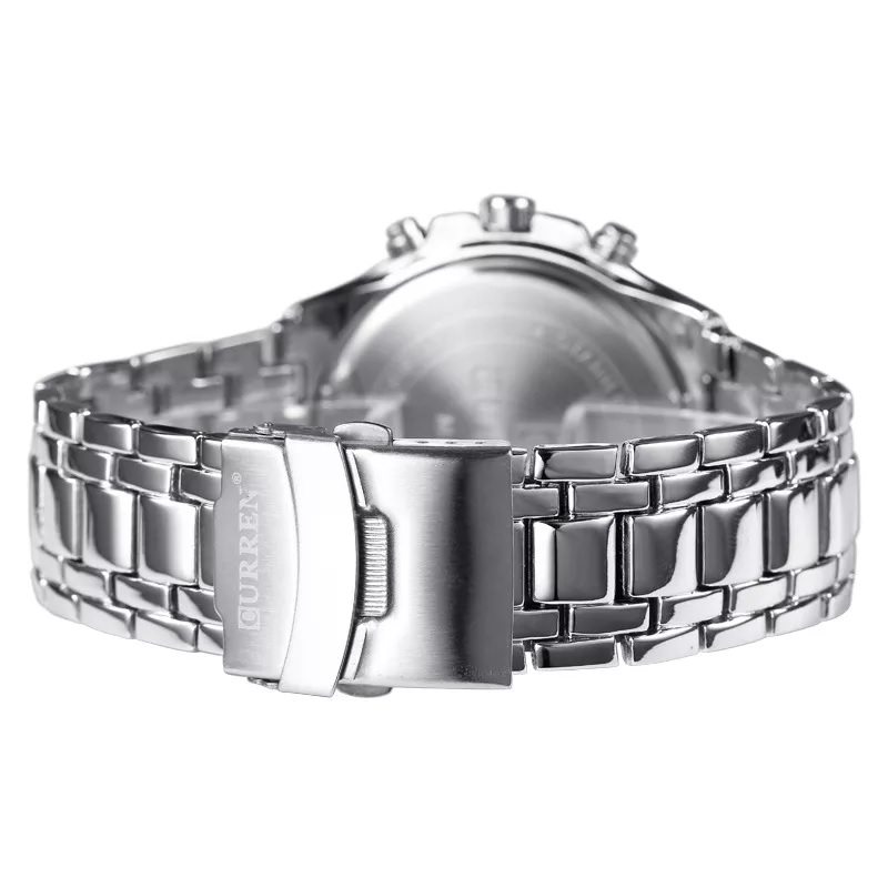 CURREN EN-14400 Uhr - Silber/Rot