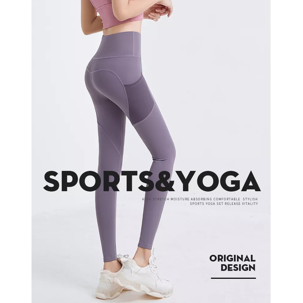 Damen Leggings EN-37364 - Schwarz / XL