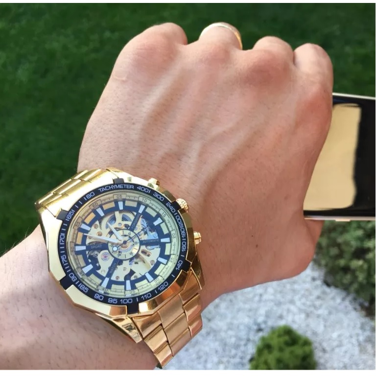 FORSINING TO-14524 Uhr - Gold/Schwarz
