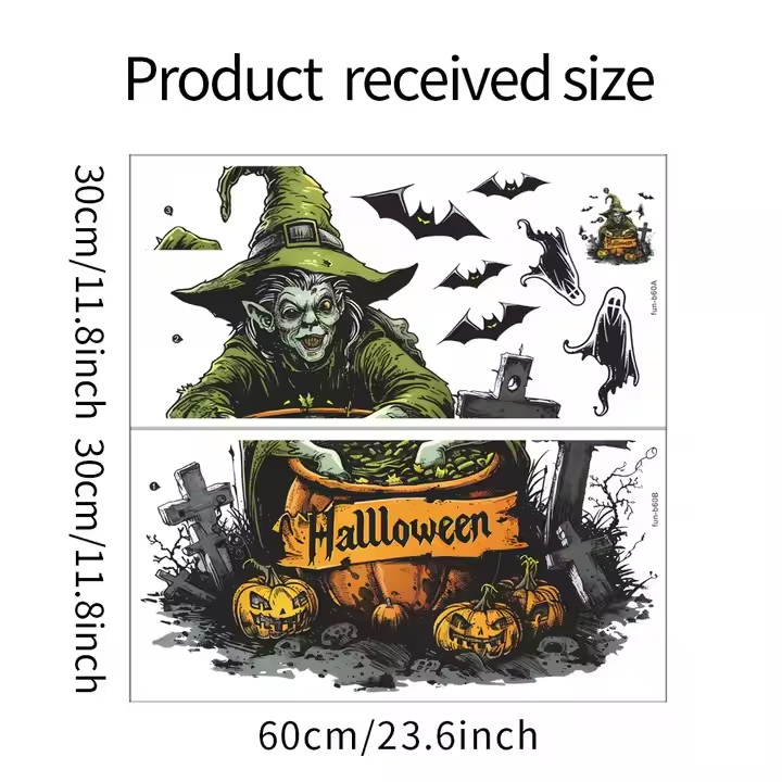 Wandaufkleber / Tapete Halloween