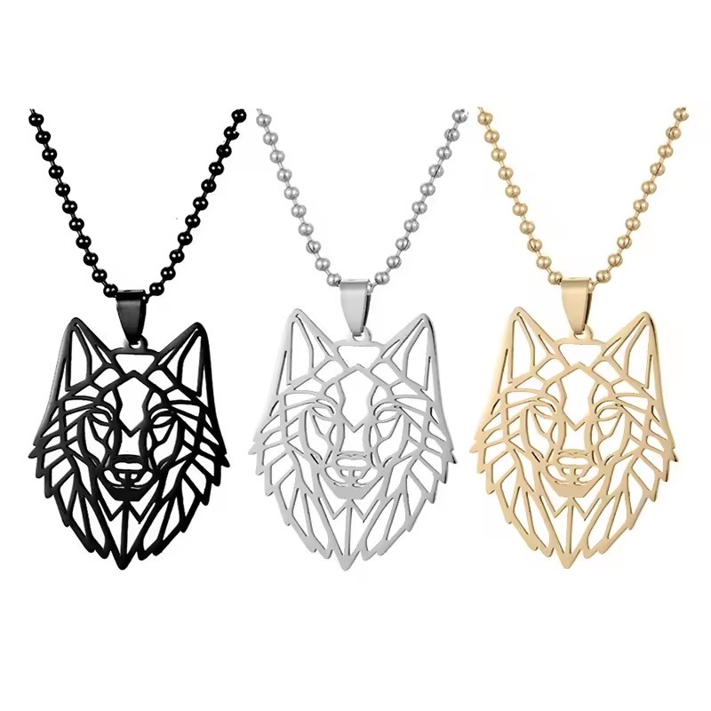 Halskette Hollow Wolf - Gold