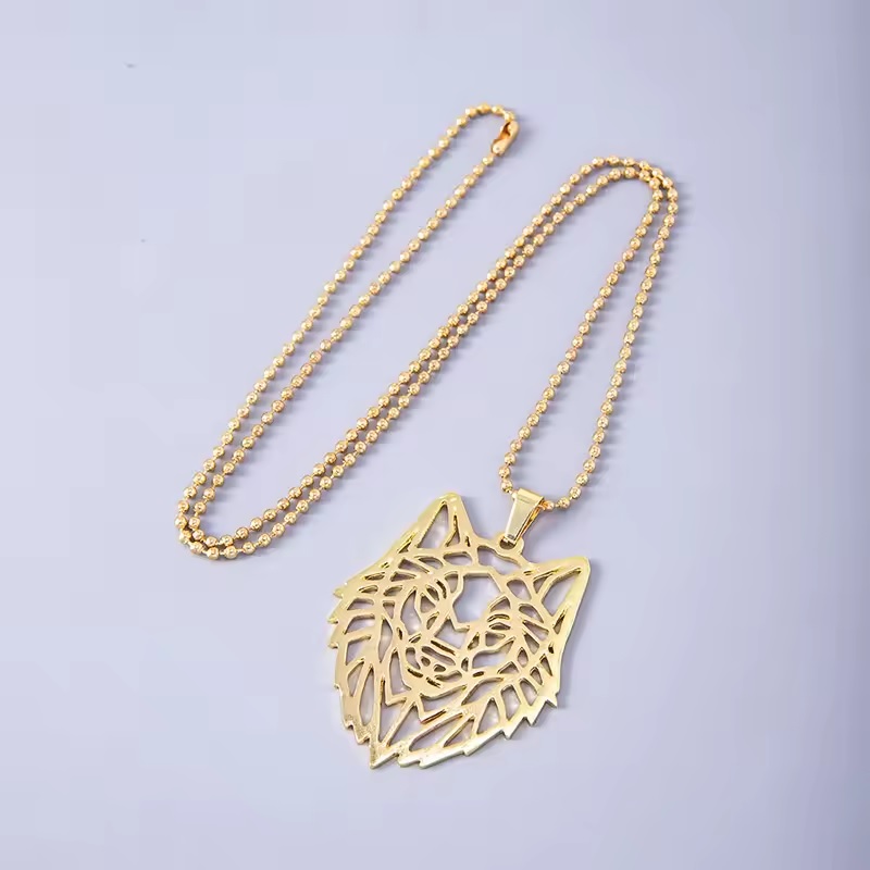 Halskette Hollow Wolf - Gold