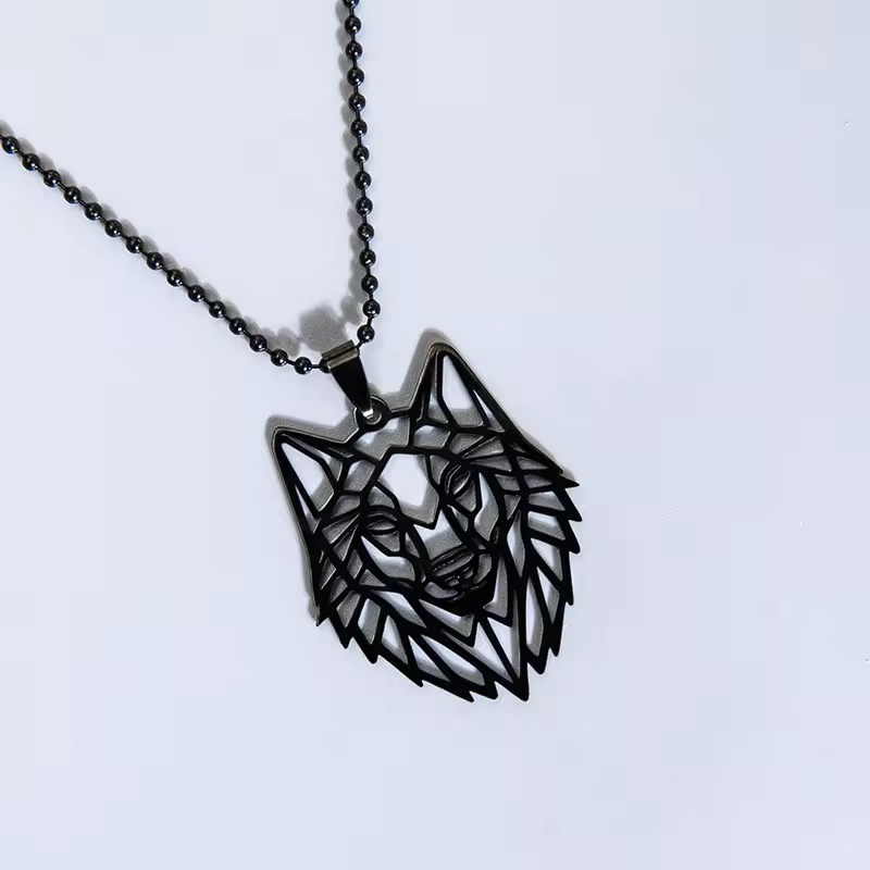 Halskette Hollow Wolf - Gold