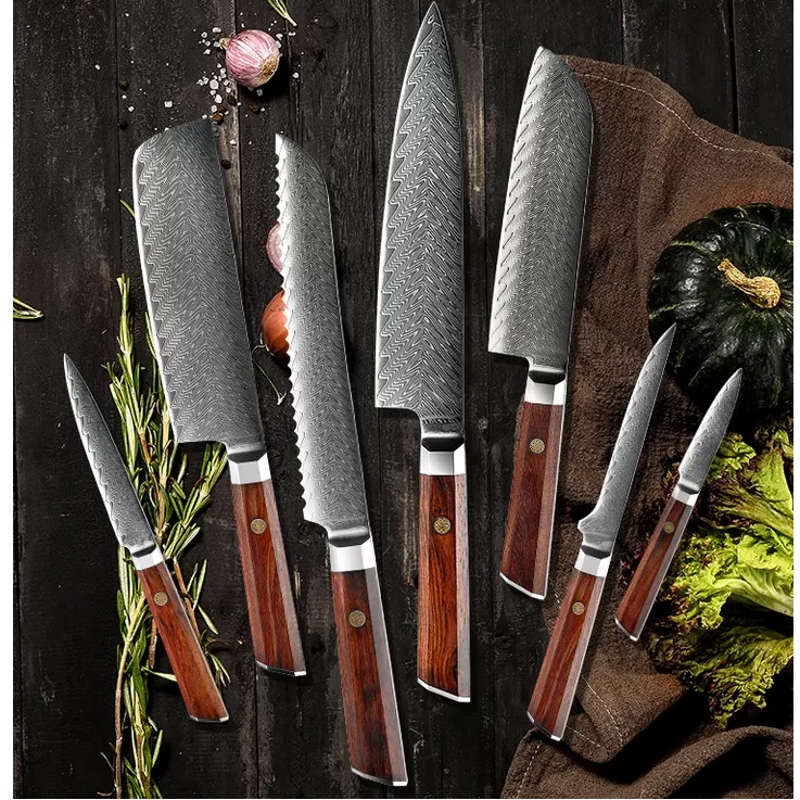 IW-20171 Damast Küchenmesser - Utility