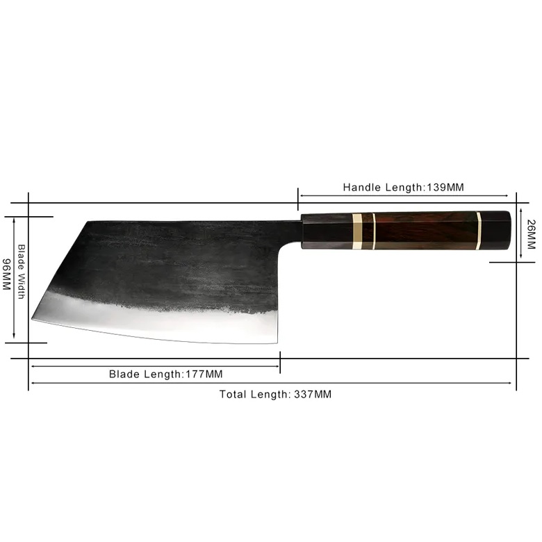Küchenhackmesser KA-27615 - Schwarz