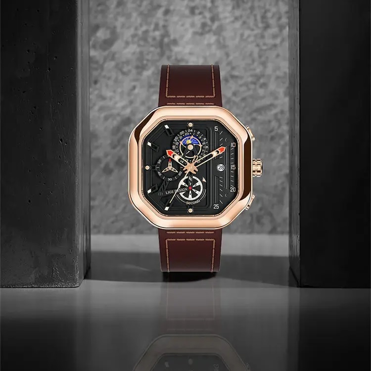 Uhr LIGE FR-29511 - Schwarz