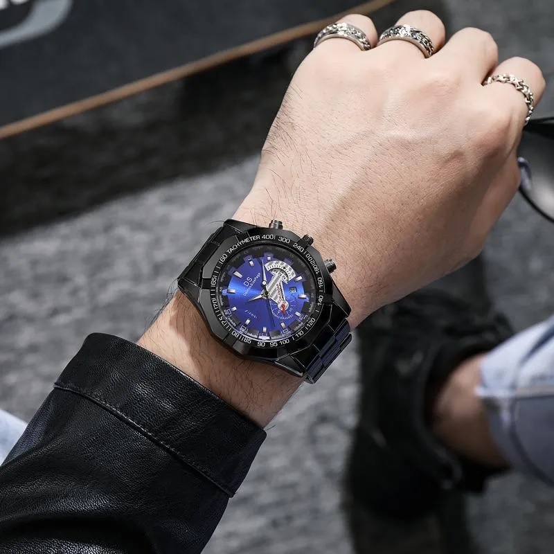 Uhr LI-33702 - Silber / Schwarz