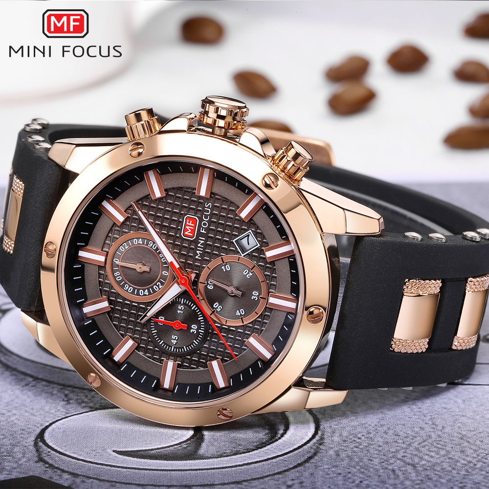 Mini Focus LU-23865 Uhr - Braun