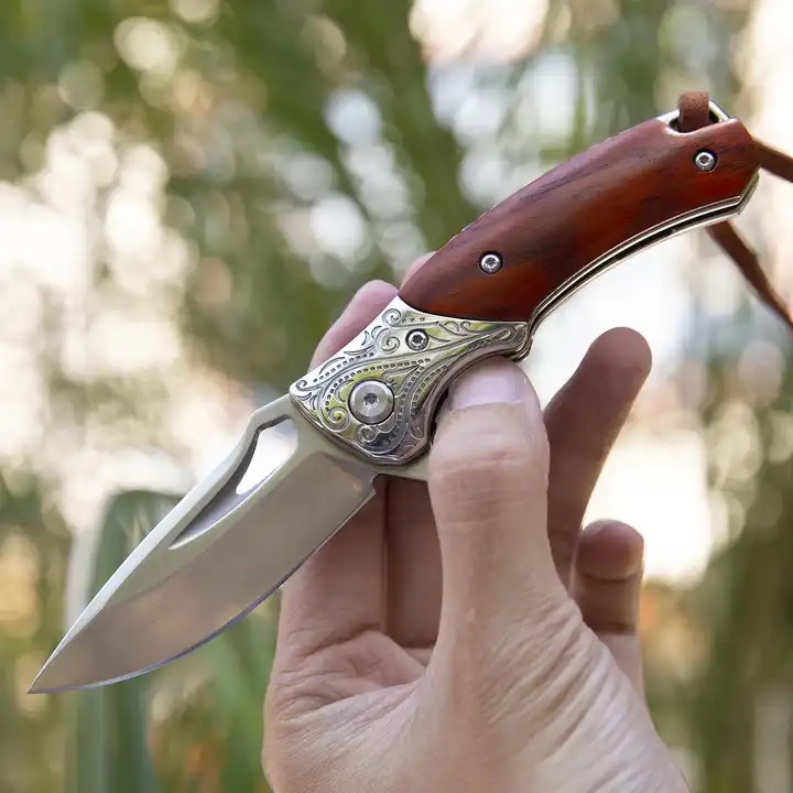 Jagd-Klappmesser HARAHU MO-29043 - Braun
