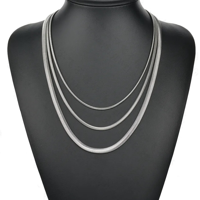 MO-34259 Kette - Silber / 50cm / 3mm