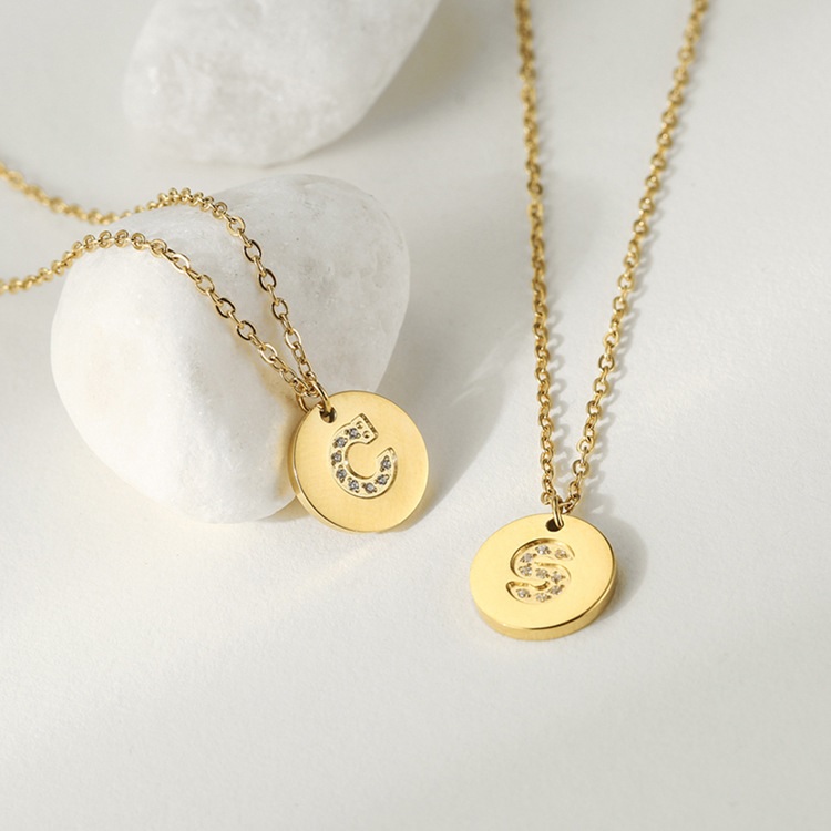 Alphabet-Halskette - D/Gold