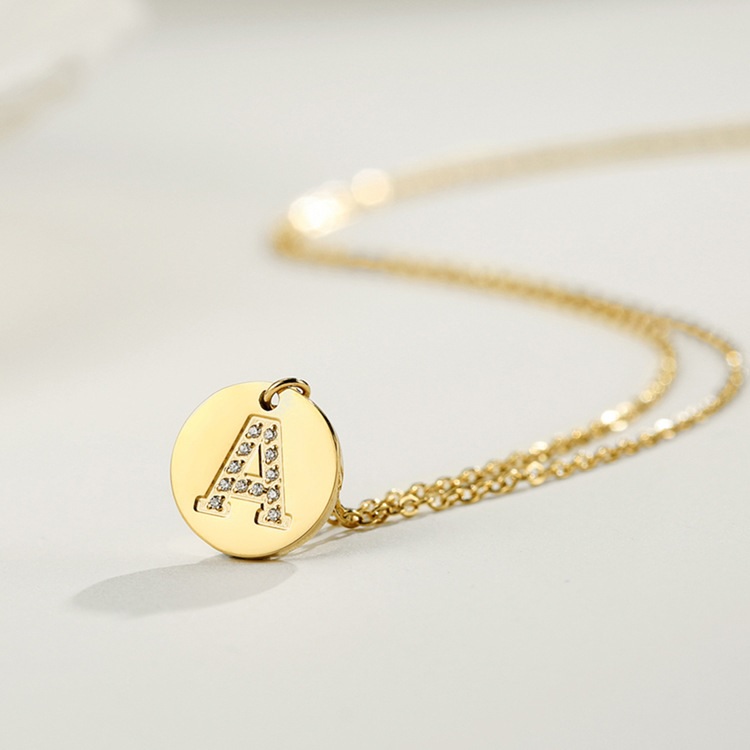Alphabet-Halskette - D/Gold