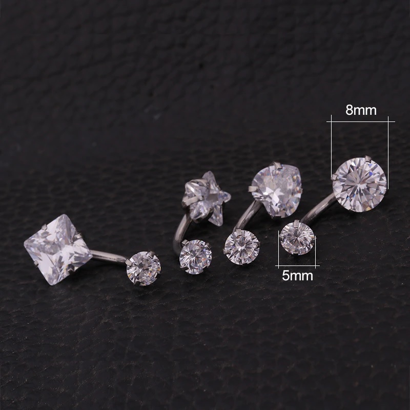 Piercingohrring LI-23612 - Silber / Kreis