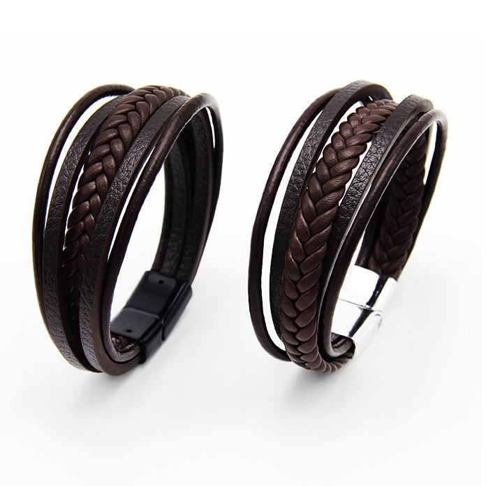 SA-18810 Herrenarmband - Schwarz