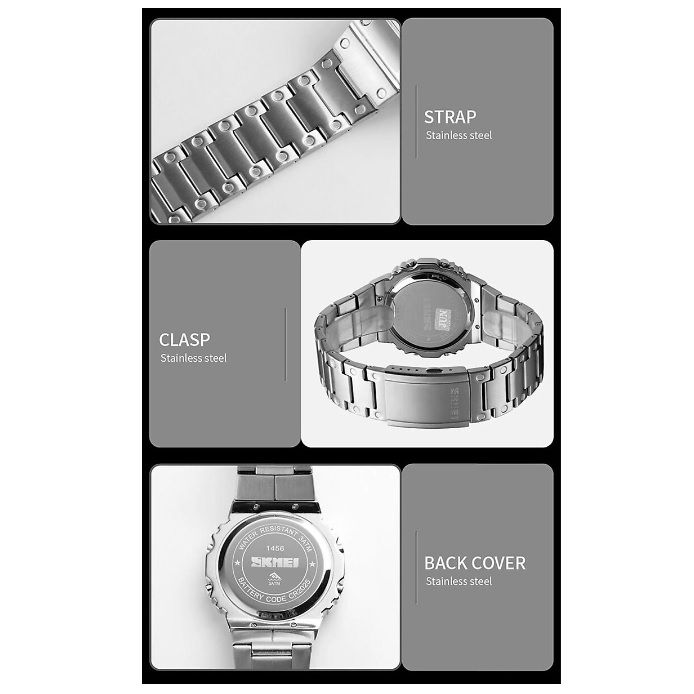 SKMEI NE-23809 Uhr - Silber