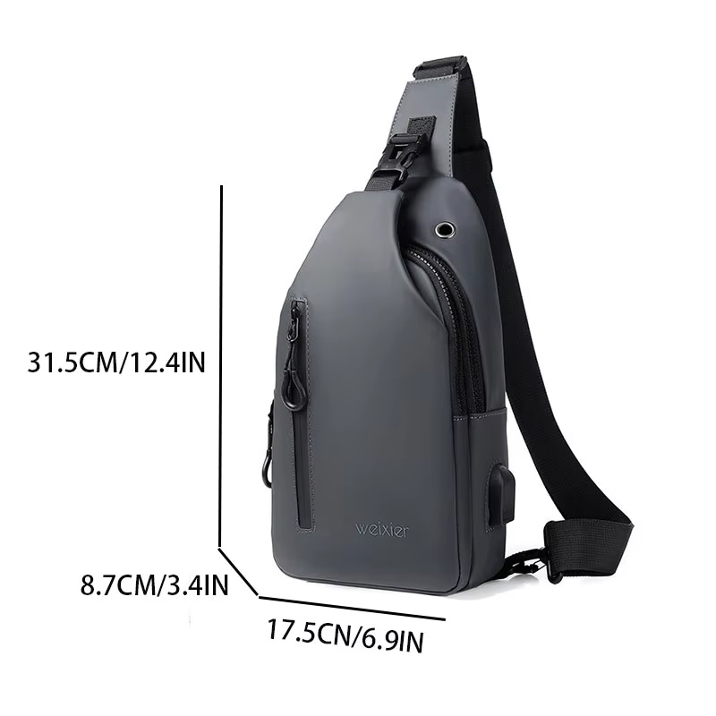 WEIXIER SP-35644 Umhängetasche - Schwarz