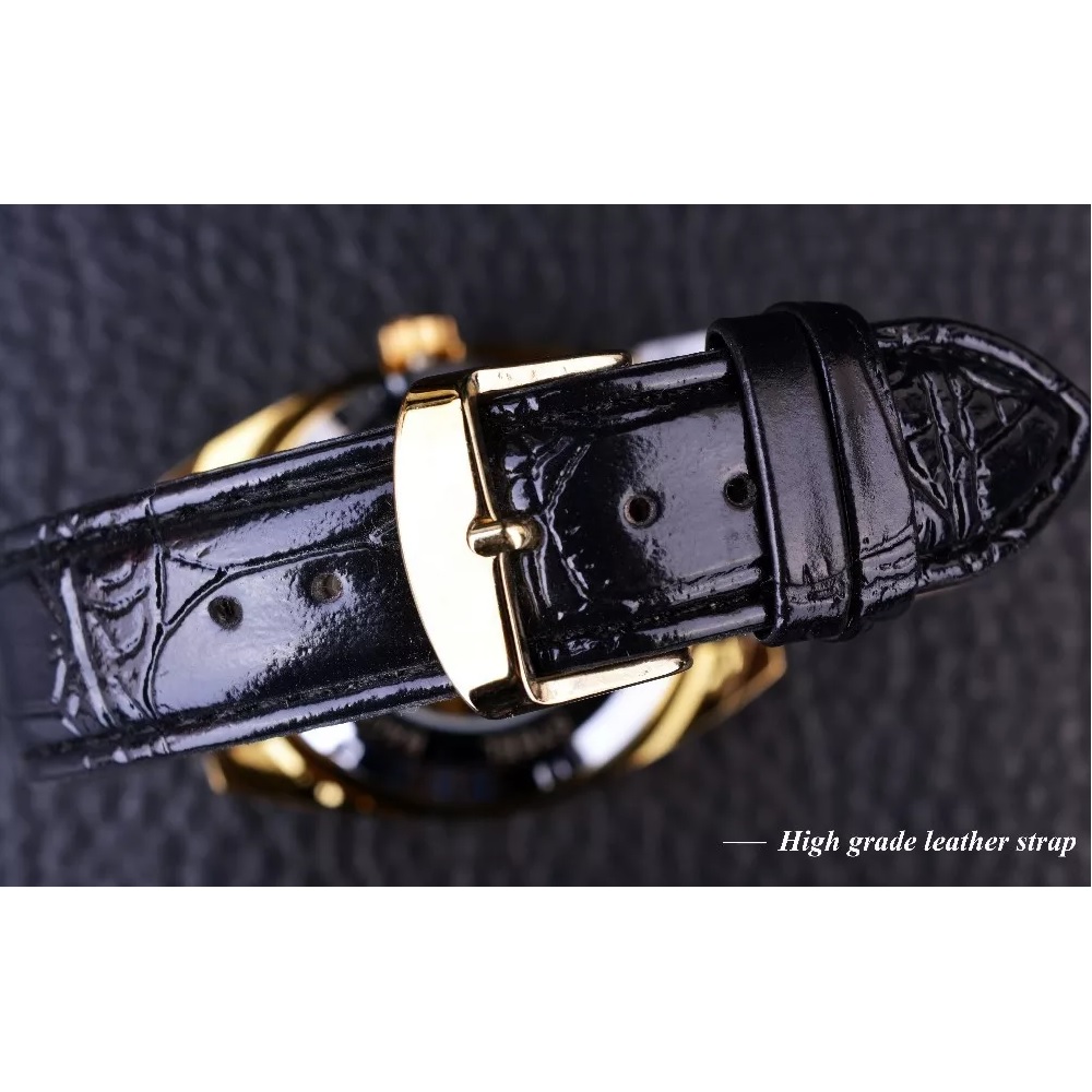 Uhr Winner TH-14460 - Schwarz / Gold