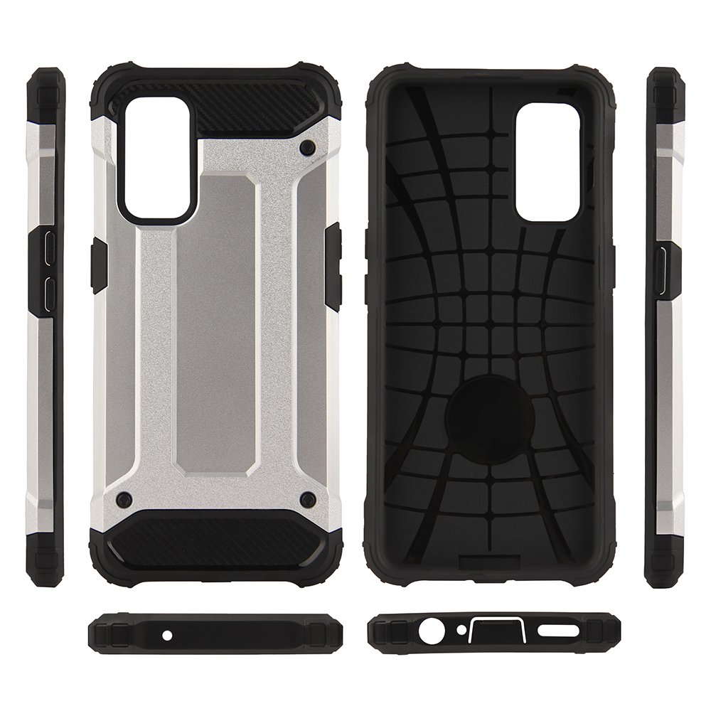 Hybrid Armor Hülle für Samsung Galaxy S22 - Rot