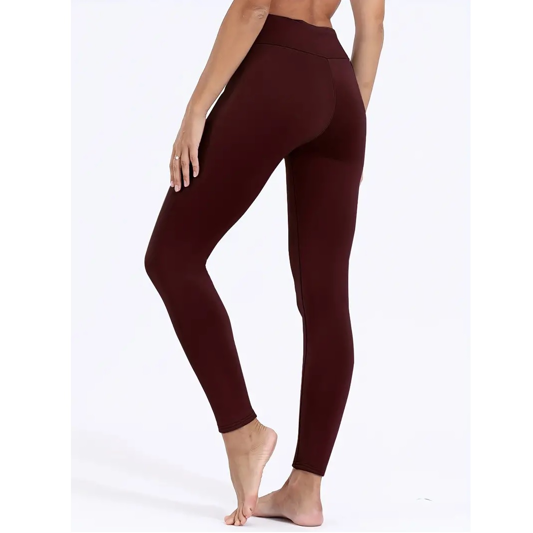 Warme Leggings – Grau/S