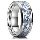Silber/Blau/52mm