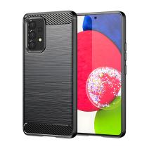 Carbon Shield TPU Hülle für Samsung Galaxy A53 5G - Schwarz