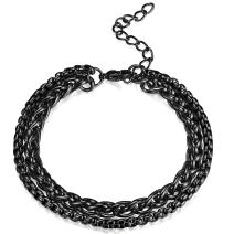 EA-32659 Double Armband - Schwarz
