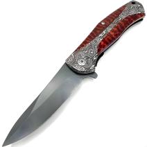 Outdoor Klappmesser YC-39077 - Typ2 / Grau / Rot
