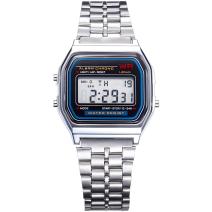 Digitaluhr-Silber