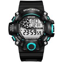 SA-22599 Herrenuhr - Schwarz/Grün