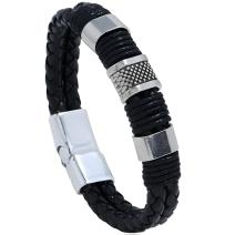 Armband KE-34297 - Schwarz / Silber