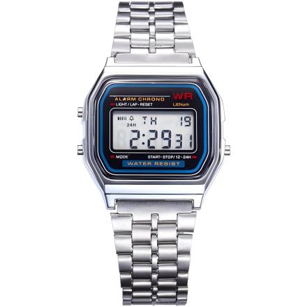 Digitaluhr-Silber